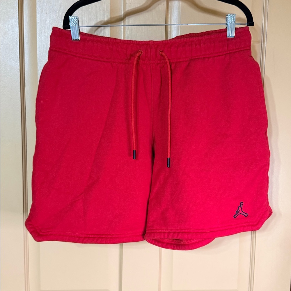Jordan Vibrant Red Athletic Shorts‎